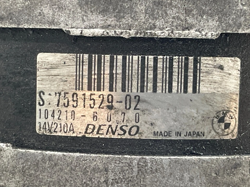 2011 BMW X6 Alternator 14V 210 AMP xDrive35i 3.0L Twin Turbo 87k OEM 7591529 - Image 2 of 4