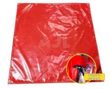 Heavy Duty 610gsm PVC 6x6 Welding Defender Curtain - RED
