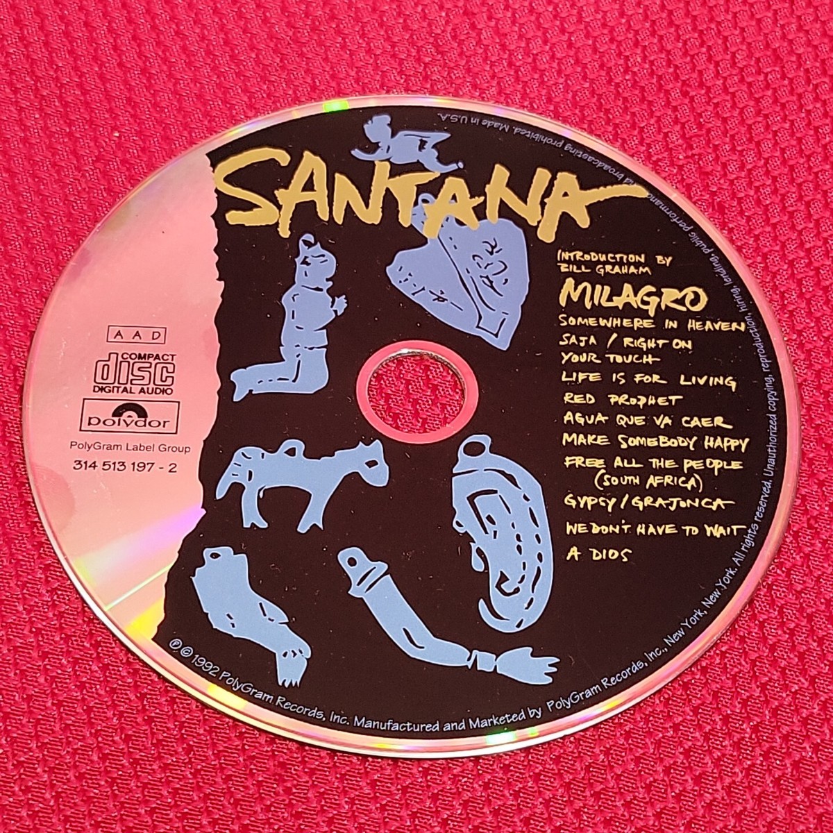「CD」 Santana Milagro Santana – Milagro – CD (Album, Reissue), 2006 [r28157545