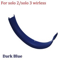 Headband Rubber Cushion for Beats By Dre Solo Wireless Bluetooth Headphones Blue