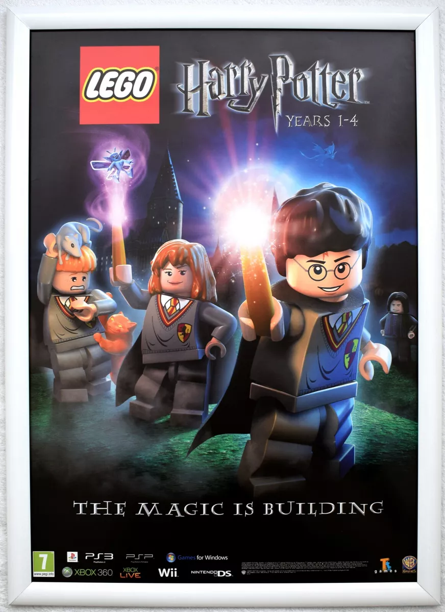 LEGO Harry Potter Years 1-4 RARE PS3 PSP Wii 42cm x 59cm Promotional Poster  #2