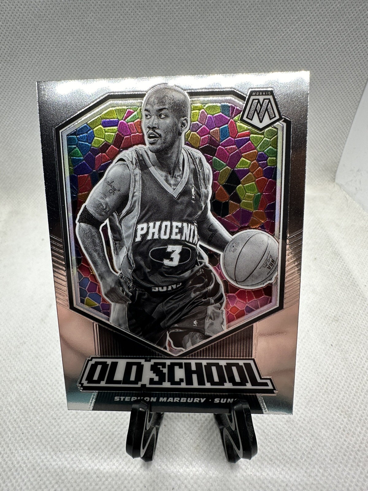 2019-20 Mosaic Old School #9 Stephon Marbury Phoenix Suns B1-8