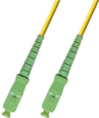 100M 328FT OS2 SC APC to Fiber Optic Cable Simplex Singlemode 9/125 Patch Cable