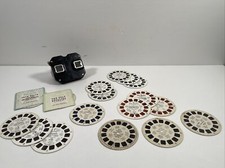 Lot of Sawyer's View Master Reel Viewer and Variety Reels Disney, Dinosaurs, Etc