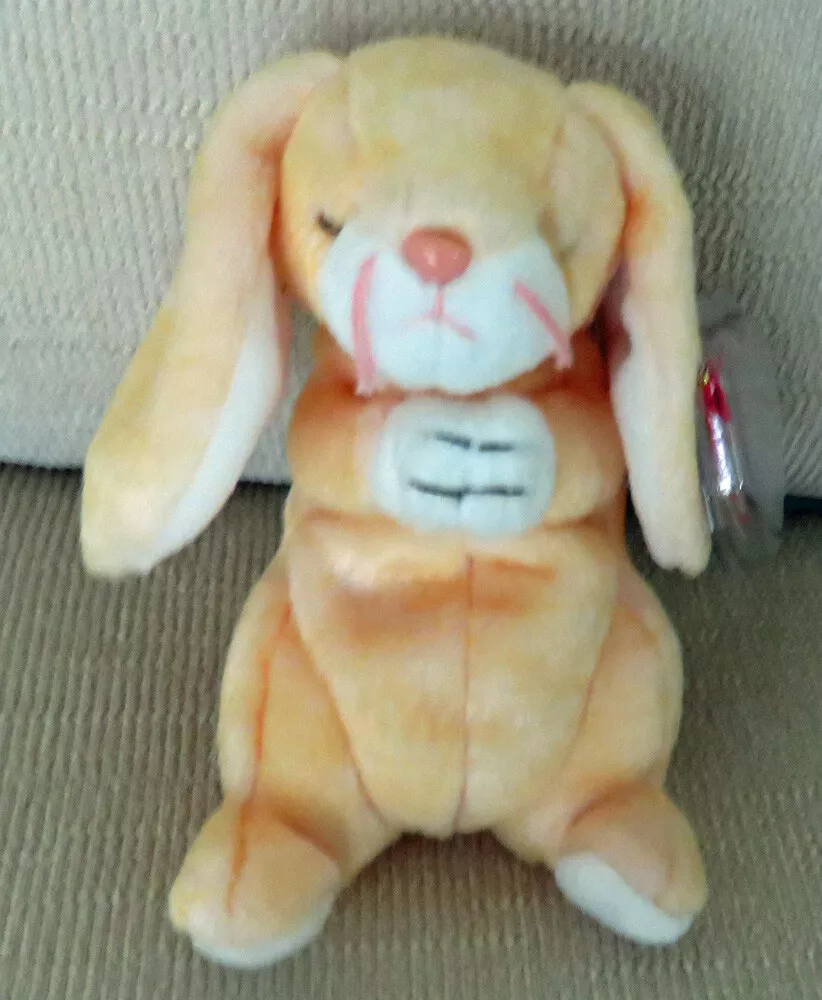 Christmas Ty Retired Praying Beanie Baby Bunny Named Grace 6