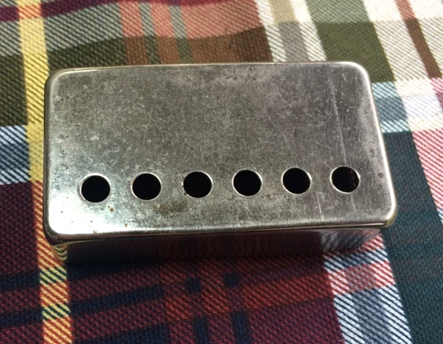 Relic Nickel Humbucker Pickup Cover for Epiphone Les Paul, ES, SG~ 1-15/16", #2