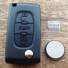 FOR Peugeot 207 307cc 308 407 SW Remote Flip Key Fob FULL Repair Kit C3bwg 
