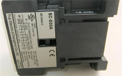 One New Fuji SC-E03A 110VAC Contactor SCE03A Free Shipping - Picture 2 of 2