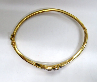 アクセサリー Simple Gold Bangle K10YG Simple Gold Bangle K10YG