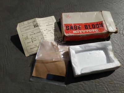 MITUTOYO 611524 Kalibriermessblock rechteckig / Größe 1,004 mm