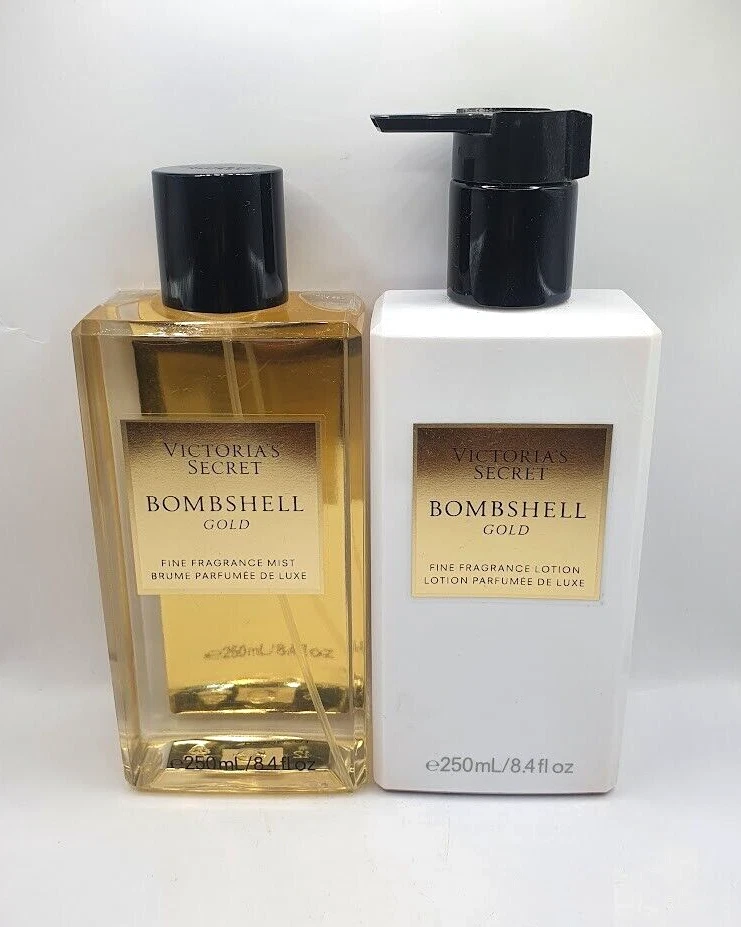 VICTORIA S SECRET BOMBSHELL GOLD BODY MIST LOTION 8.4 FL OZ LMT