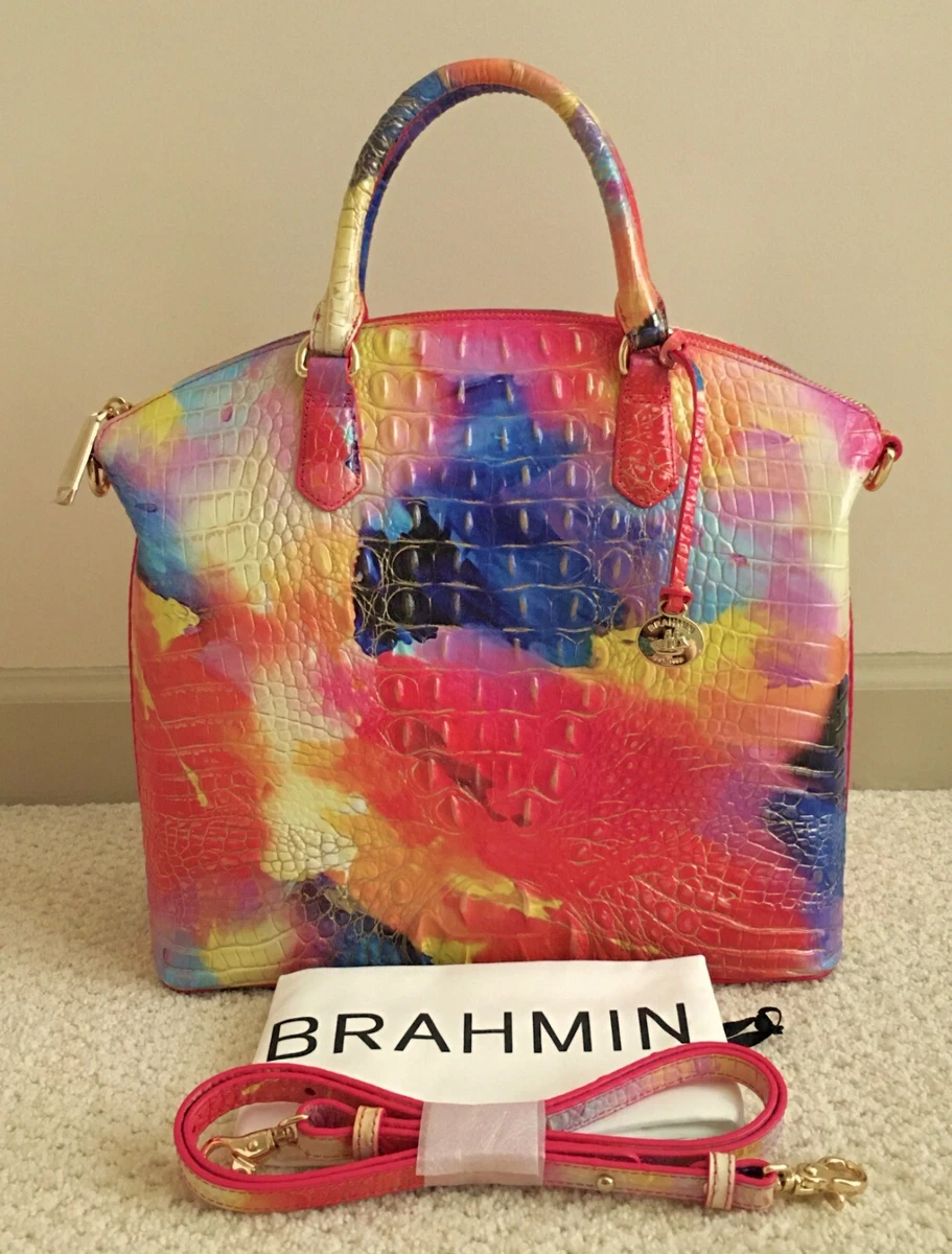 Brahmin Melbourne Collection Duxbury Satchel, Pink Cosmo