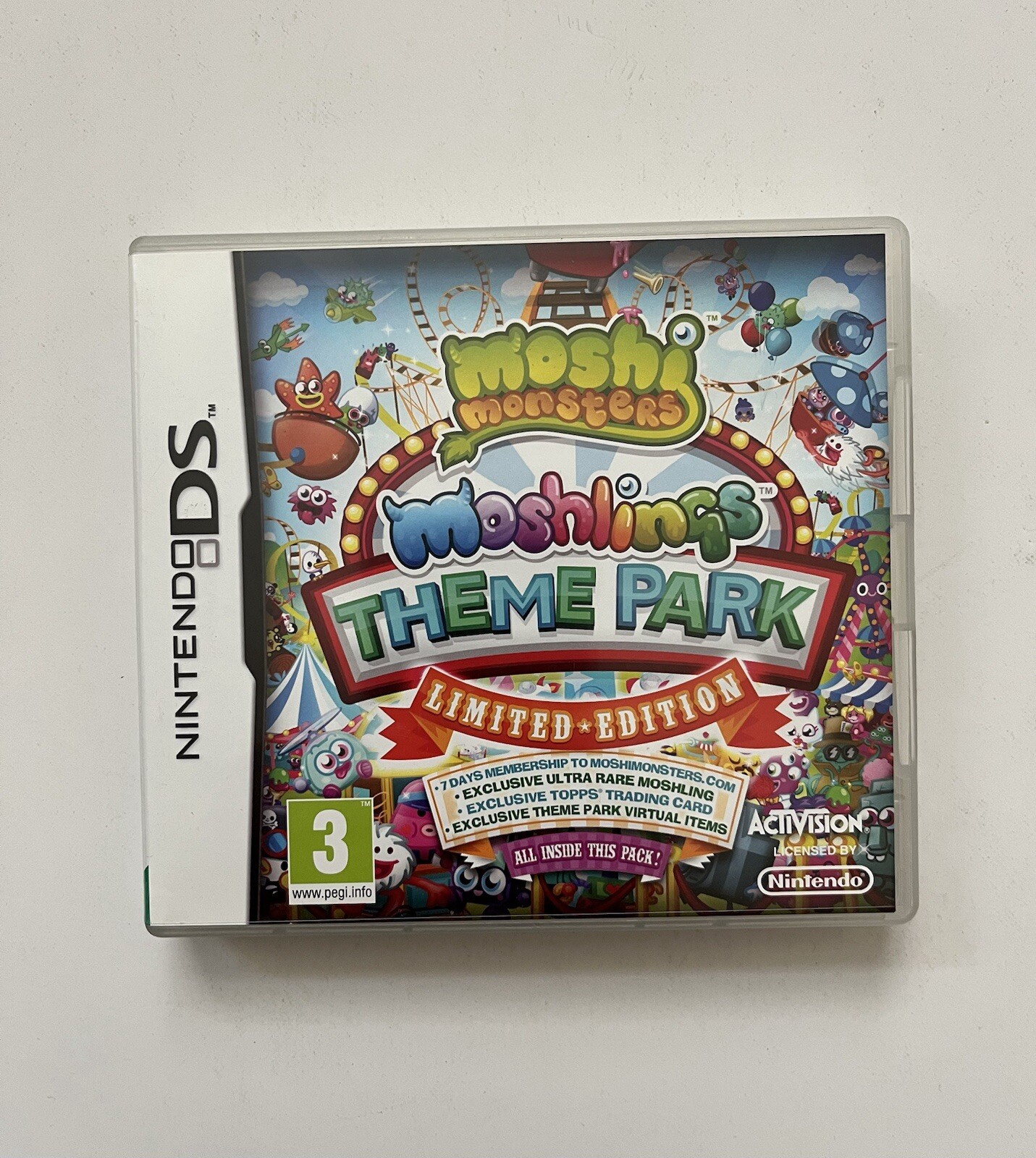 Moshi Monsters Moshlings Theme Park Limited Edition Nintendo DS