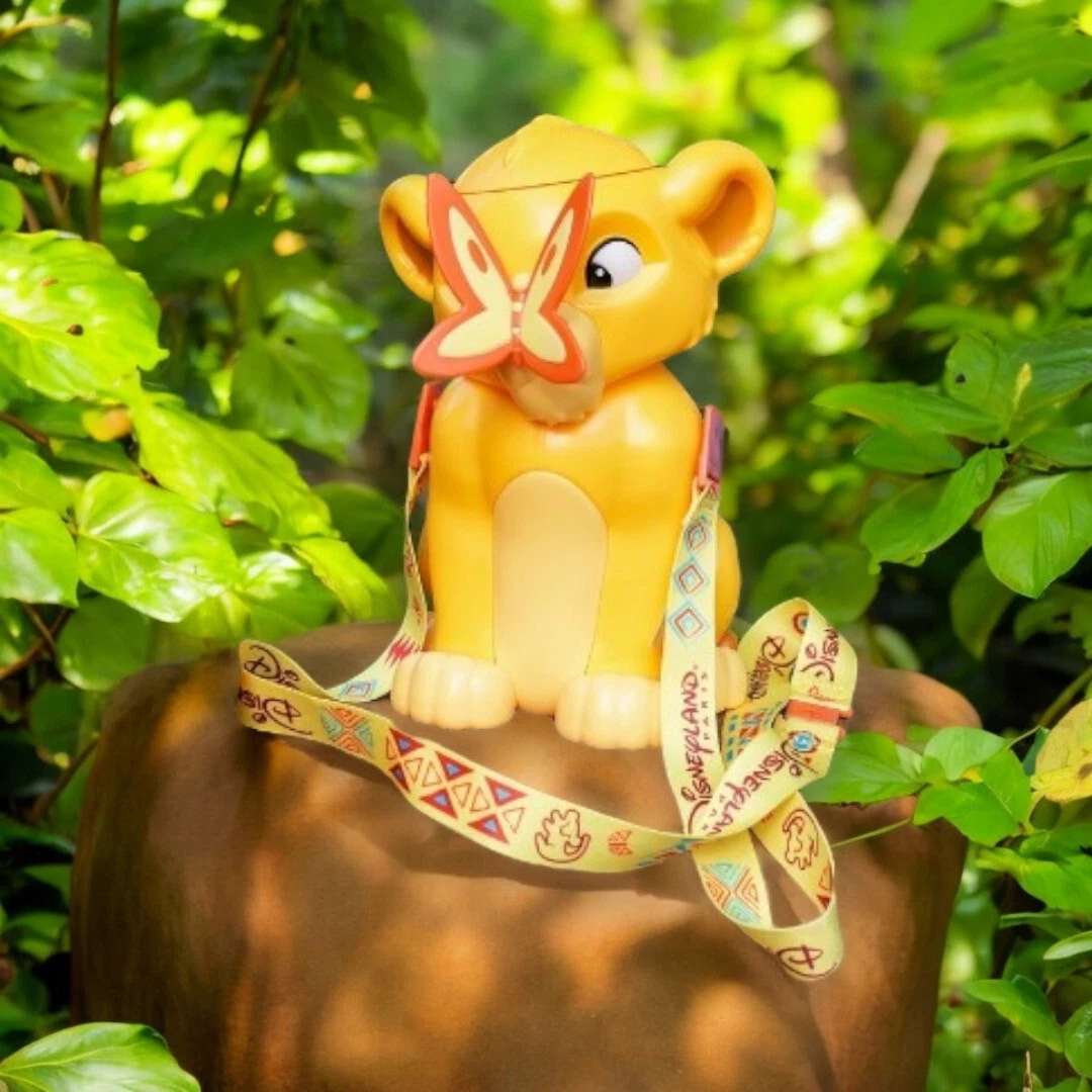 Vaso con pajita de Simba (El Rey León) de Disneyland Paris – Nuevo 2024