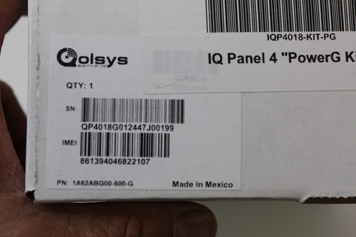 Qolsys IQ Panel 4 PowerG Alarm Kit with 2 Door, 1 Motion Sensor + Monitoring ATT - Picture 9 of 14