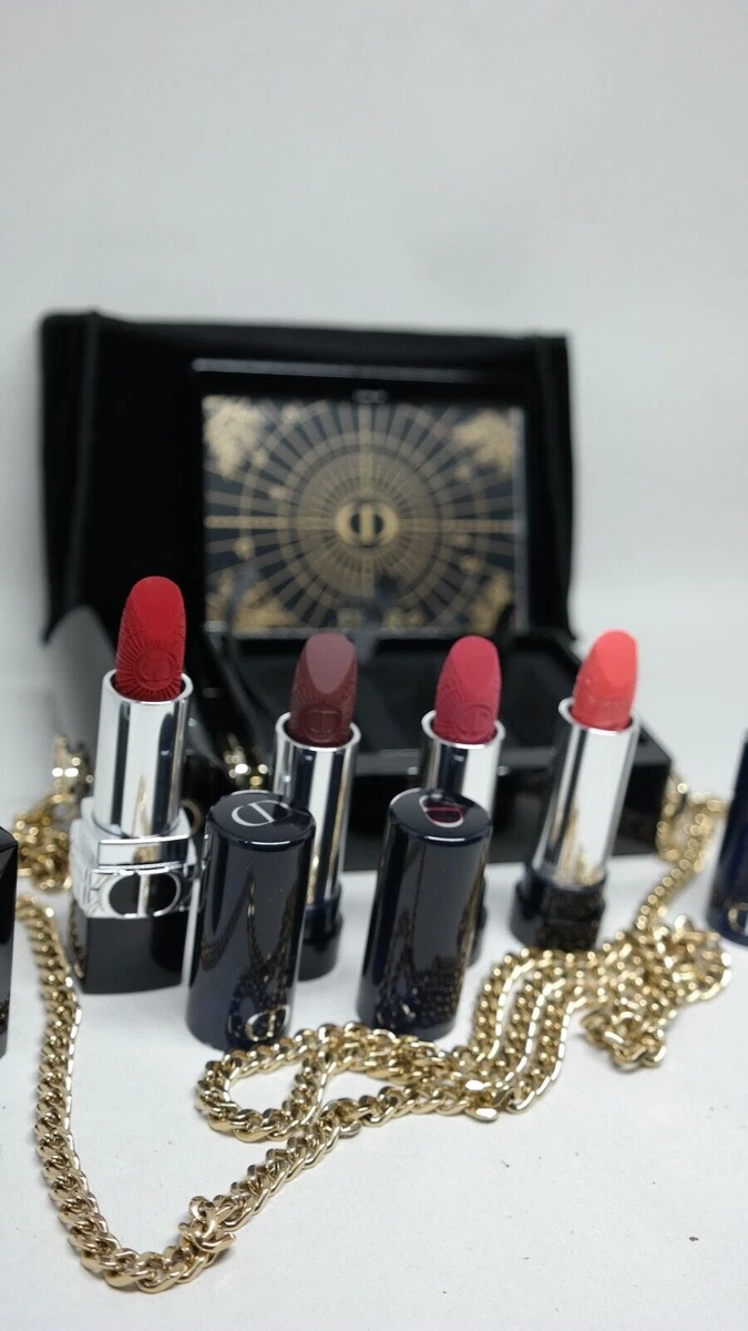 DIOR Limited Edition Lip Coffret 4 Piece Lipstick Gift Set 965, 913, 674,  471