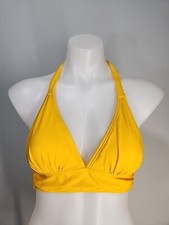 Nwt Women  s Cupshe Yellow Bikini Top Size Xs Halter Top