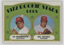 1972 Topps 1972 Rookie Stars Ed Armbrister Mel Behney #524 2k3