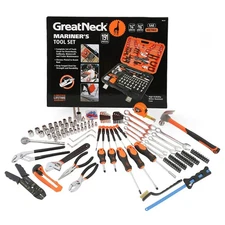 GreatNeck MS191 191-Piece Tool Kit Boat Accessories Marine Tools Set Rust Resist
