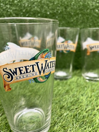 Lotto di 4 bicchieri da birra SweetWater Brewing Company - Foto 6 di 7