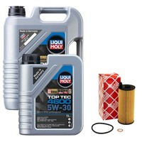 MotoröL Set 4600 5W-30 Liqui Moly 6 Liter + ÖLfilter FüR BMW 3Er 5Er Mini Toyota