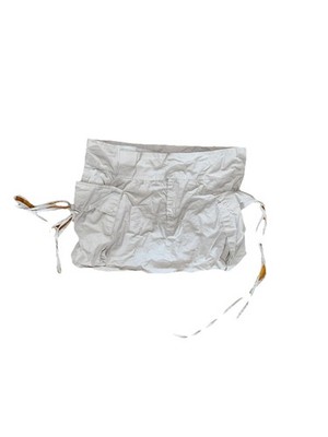 Micas Cargo Short Skirt Women s Size M White String Tie