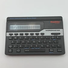 FRANKLIN Wordmaster Deluxe Electronic Dictionary WM1055 Vintage Tested Works