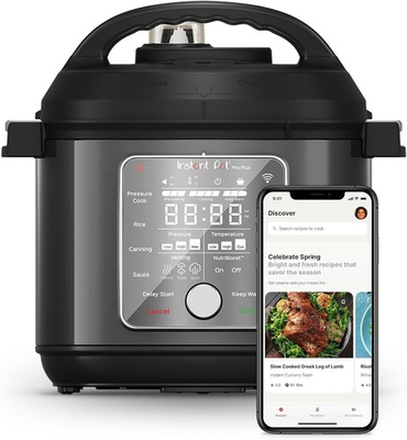 #ad Instant Pot Pro Plus Wi Fi Smart 10 in 1 Pressure Cooker Slow Cooker Rice Coo $151.96
