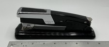 Vintage ARROW Black 210 Steel Desktop STAPLER Detachable Top Works Great USA