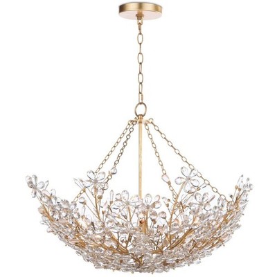 Regina Andrew Detroit 16-1174GL OPEN BOX Cheshire Chandelier Gold Leaf