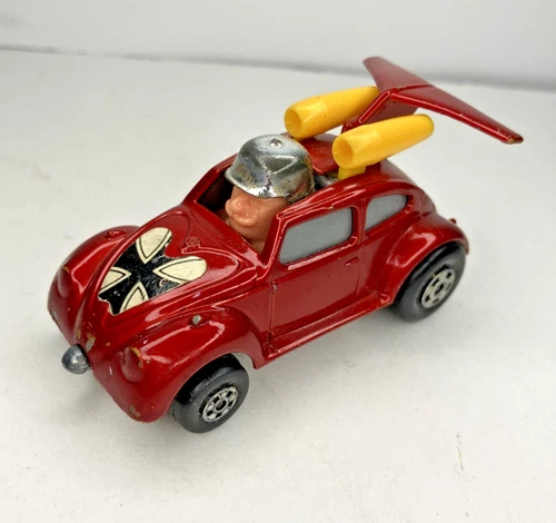 Vintage 1972 Matchbox Superfast - Flying Bug Volkswagen Red Car Nice Shape