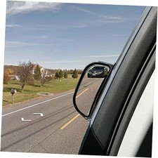 2Pcs Back Passenger Rear View Mirror Adjustable Blind Spot 2 PCS Black frame