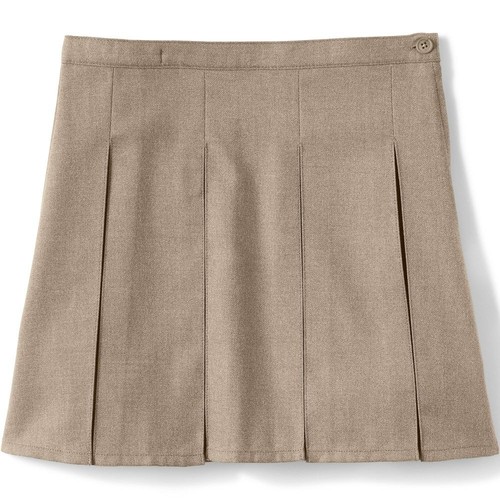 Lands' End Kids Box Pleat Skirt Top of Knee - 8 - - Picture 3 of 5