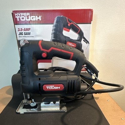 HYPER Tough 3.5-AMP Corded Jigsaw with Blades, Variable Cutting Angles, Open Box