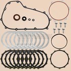 Clutch Friction Plate W/Gasket Kit for Harley Touring Models FLH FLT Bagger CVO