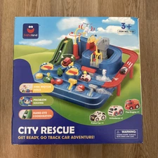 City Rescue Kids Toys for 3 Years+ Race Track Car Adventure NEW IN BOX