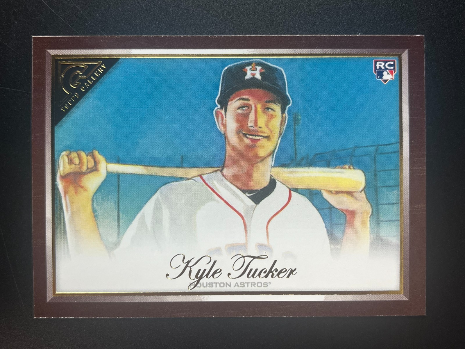 2019 Topps Gallery #121 Kyle Tucker RC - Rookie Card Wood Parallel