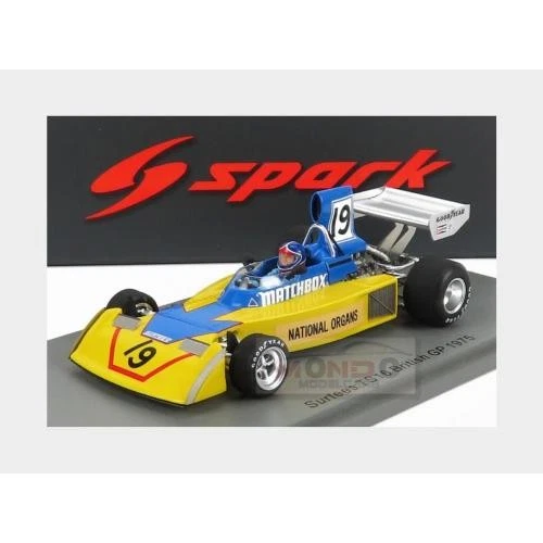 1:43 SPARK Surtees F1 Ts16 #19 British Gp 1975 D.Morgan Yellow Blue S9660 Model - Image 2 of 2