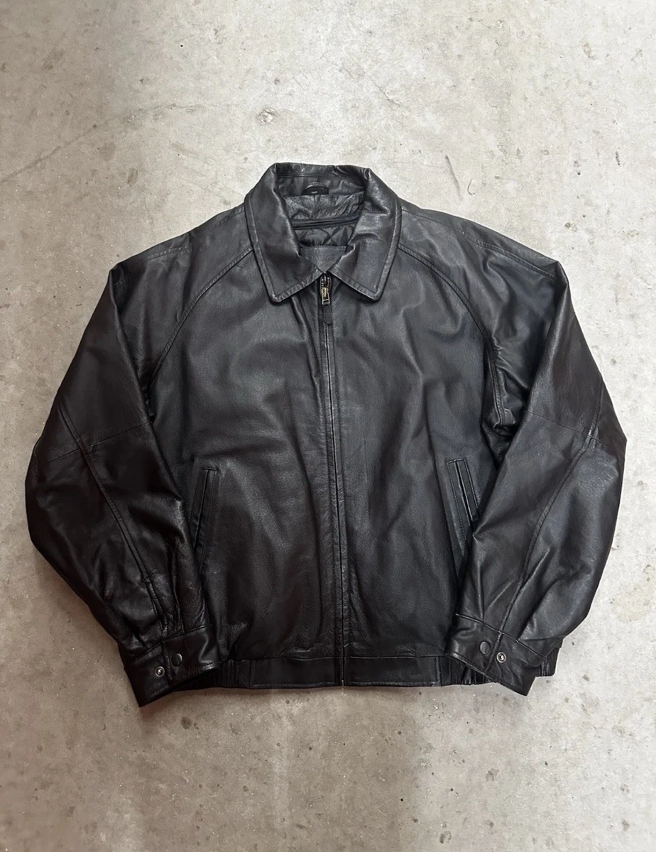 ジャケット・アウター StJohn'sBay leather bomber Jkt old gap St John's Bay Leather Jacket | VOSTOK