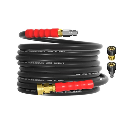 #ad 3 8quot; Kink Resistant Pressure Washer Hose 25FTIndustrial Grade Double Layer S... $84.39