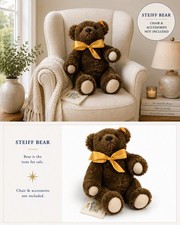 Steiff Classic Teddy Bear 1909 Mohair Growler 25cm 000423 Germany
