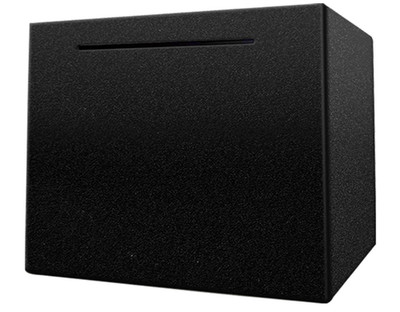 Hucha negra acero 5.9'', caja de ahorro adulta que debes romper para abrir. Nuevo