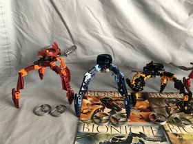 LEGO VINTAGE Visorak 8742 8743 8744 8745 8746 8747 BIONICLE 100% complete books