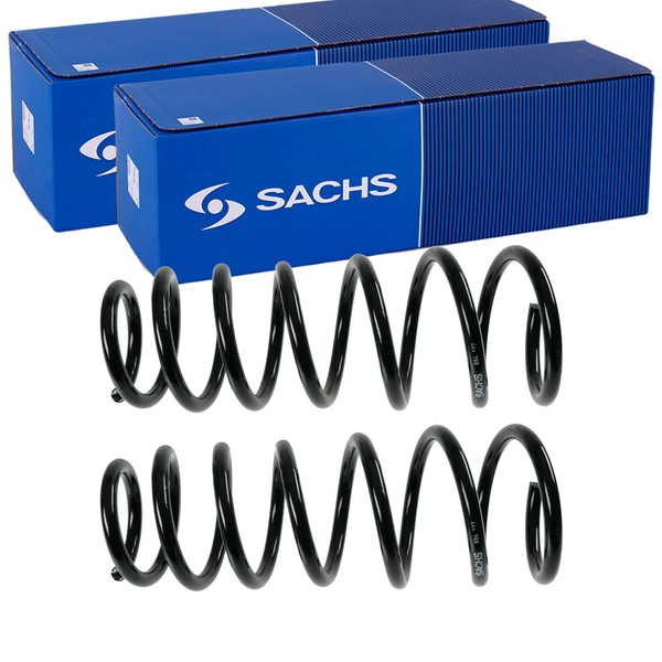 2X Sachs Fahrwerksfedern Hinten Passend FÜR Volvo XC70 Links+Rechts-image