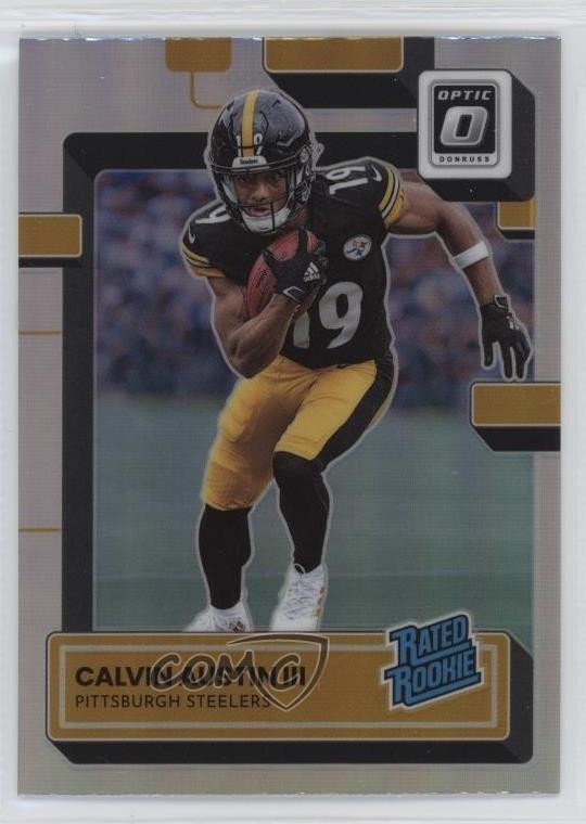 2022 Panini Donruss Optic Rated Holo Prizm Calvin Austin III #236 Rookie RC