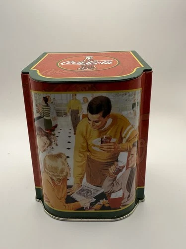 Coca-Cola Vintage Tin Container - 50’s Diner Theme - Collectible