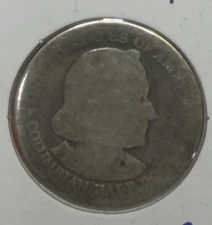 1893 50C Columbian Silver Commemorative Half Dollar *** LOWBALL *** XQKXX7529