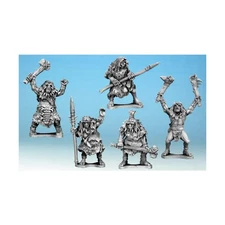 North Star Fantasy Minis 28mm Caveman Warlord and Heroes Pack New