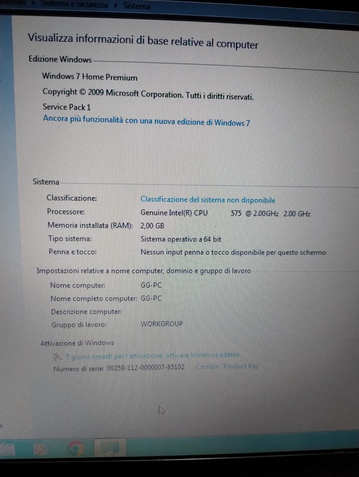 Notebook PC Portatile Acer Extensa 5230E  - 2GB RAM - 250GB Hard Disk - Imagen 3 de 4