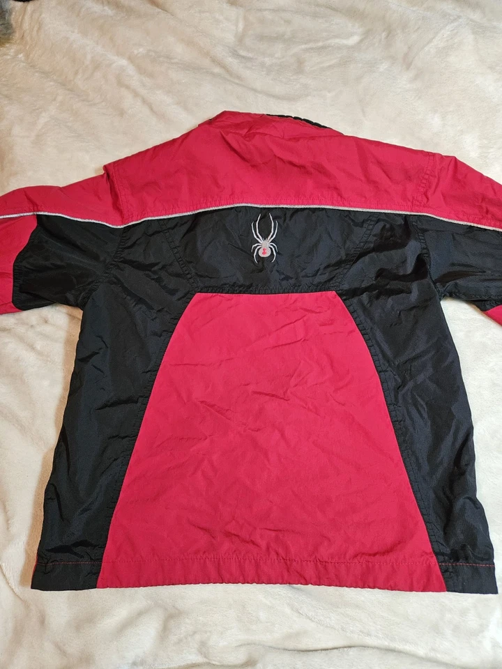 Spyder XT weatherproof & breathable boys jacket size 14 red and black - Image 4 of 4